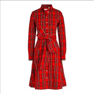 NWT J. Crew Plaid Dress Size 2